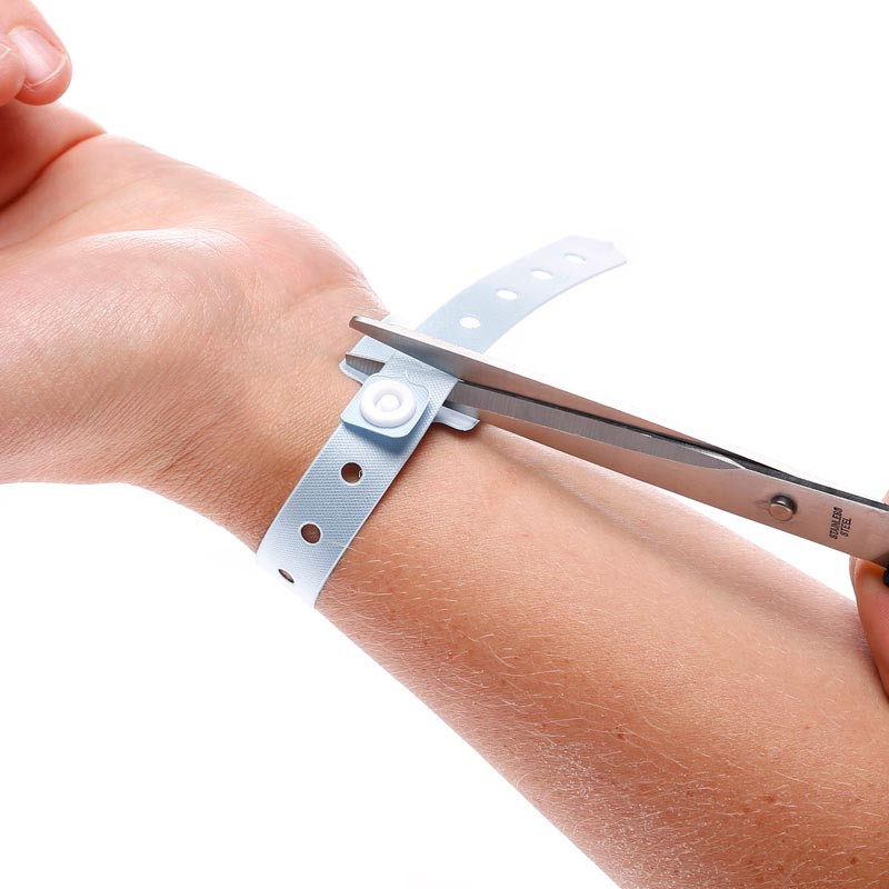 Patientenarmbänder Verschluss